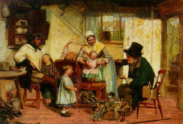 David Henry Friston The Toy Seller Germany oil painting art